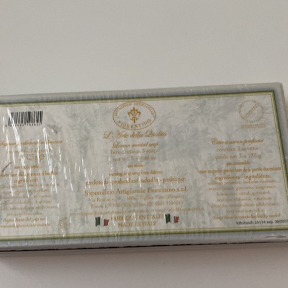 Limone soap three bars - Picture 3 of 3